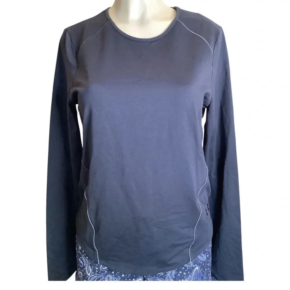 Under Armour Size Large Women’s Black Long Sleeve Activewear Top. New With Tags